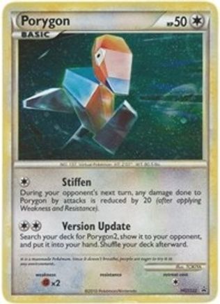 Porygon HGSS22/25 - HGSS Black Star Promos Holofoil