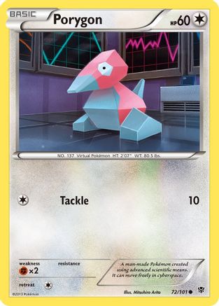 Porygon 72/101 - Plasma Blast Reverse Holofoil