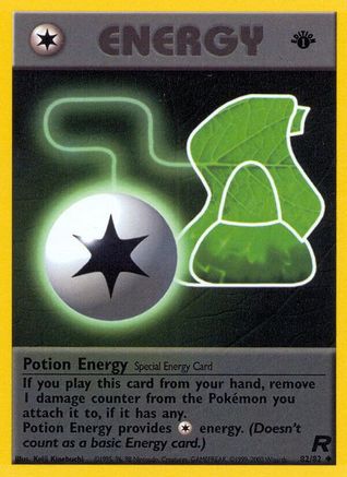 Potion Energy 082/082 - Team Rocket 1st Edition - Uncommon