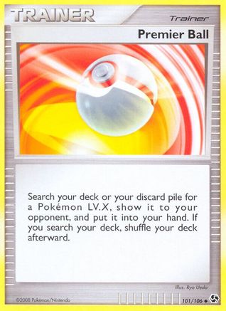 Premier Ball (101/106) - Great Encounters Reverse Holofoil - Uncommon