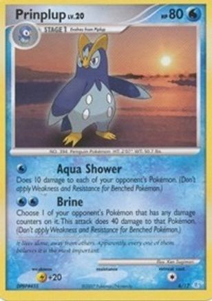 Prinplup (6) - DP Trainer Kit Manaphy & Lucario  - Common