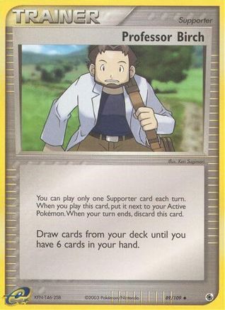 Professor Birch 089/109 - Ruby and Sapphire Reverse Holofoil - Uncommon