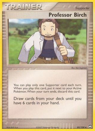 Professor Birch - 080/108 - Power Keepers Reverse Holofoil