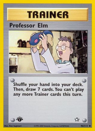 Professor Elm 096/111 - Neo Genesis 1st Edition - Uncommon