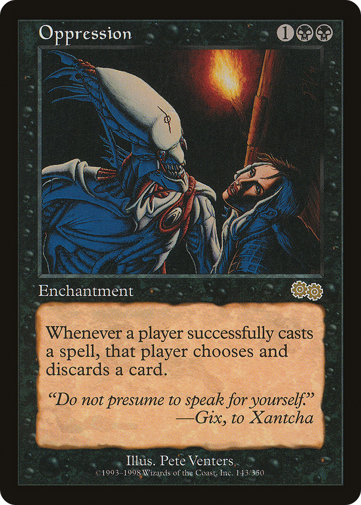 Oppression (USG-143) - Urza's Saga