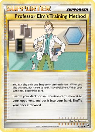 Professor Elm's Training Method (82/95) - Call of Legends Reverse Holofoil - Uncommon
