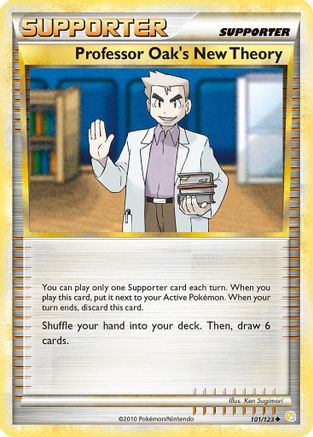 Professor Oak's New Theory 101/123 - HeartGold & SoulSilver Reverse Holofoil