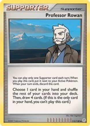 Professor Rowan 112/130 - Diamond & Pearl Reverse Holofoil