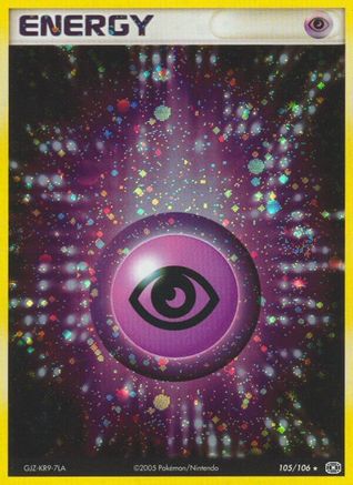 Psychic Energy (105/106) - Emerald  - Holo Rare