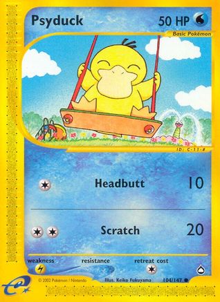 Psyduck 104 - Aquapolis Normal - Common