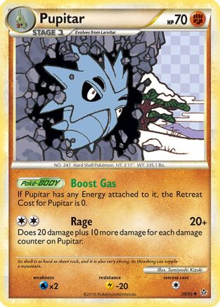 Pupitar (38)  - Unleashed Reverse Holofoil