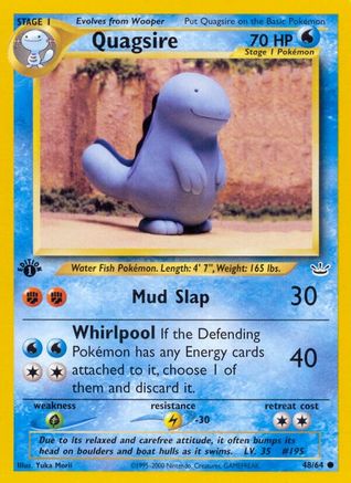 Quagsire 48/64 - Neo Revelation Unlimited