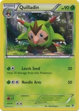 Quilladin 4/39 - Kalos Starter Set