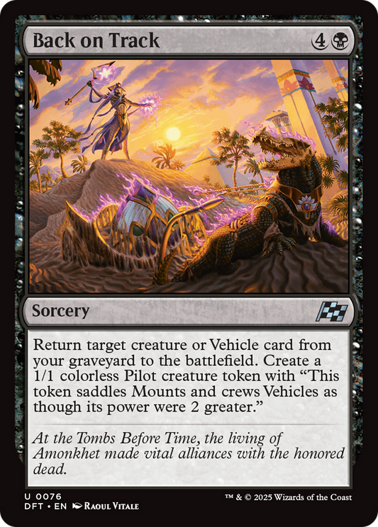 Back on Track  (DFT-076) - Aetherdrift Foil