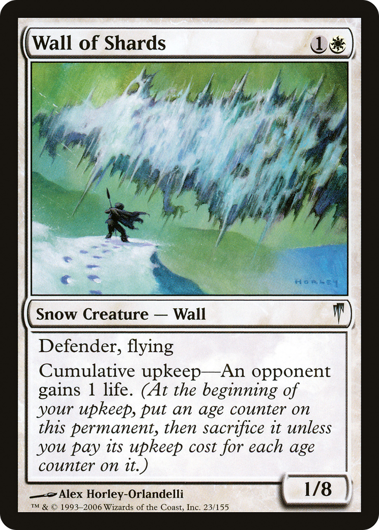 Wall of Shards (CSP-023) - Coldsnap Foil