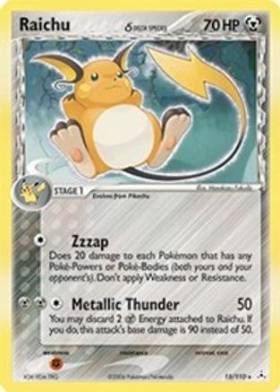 Raichu δ 15/110 - Holon Phantoms Reverse Holofoil