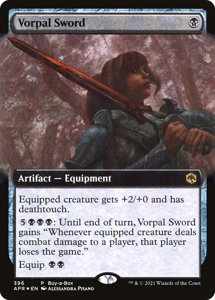 Vorpal Sword (BABP-396) - Adventures in the Forgotten Realms: (Extended Art) Foil