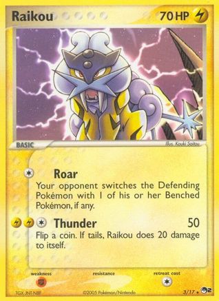 Raikou - 003/017 - POP Series 2 Holofoil