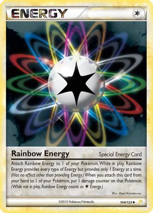 Rainbow Energy 104/123 - HeartGold SoulSilver Normal - Uncommon
