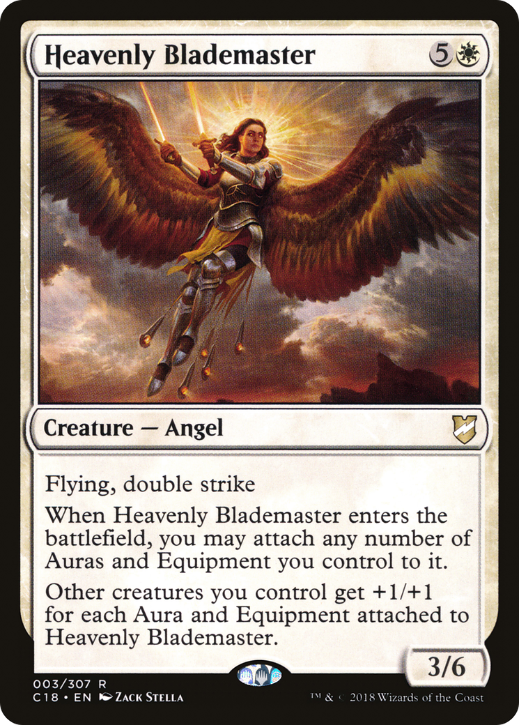 Heavenly Blademaster (C18-003) - Commander 2018