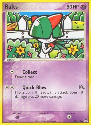 Ralts 81/113 - Delta Species Reverse Holofoil