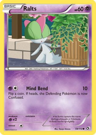 Ralts 59/113 - Legendary Treasures Reverse Holofoil