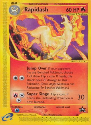 Rapidash (51)  - WoTC Promo Normal
