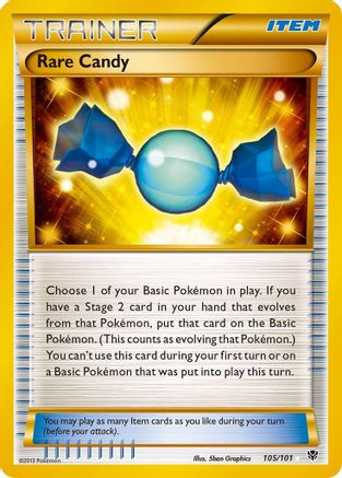 Rare Candy (Secret Rare) (105/101) - Plasma Blast Holofoil - Secret Rare
