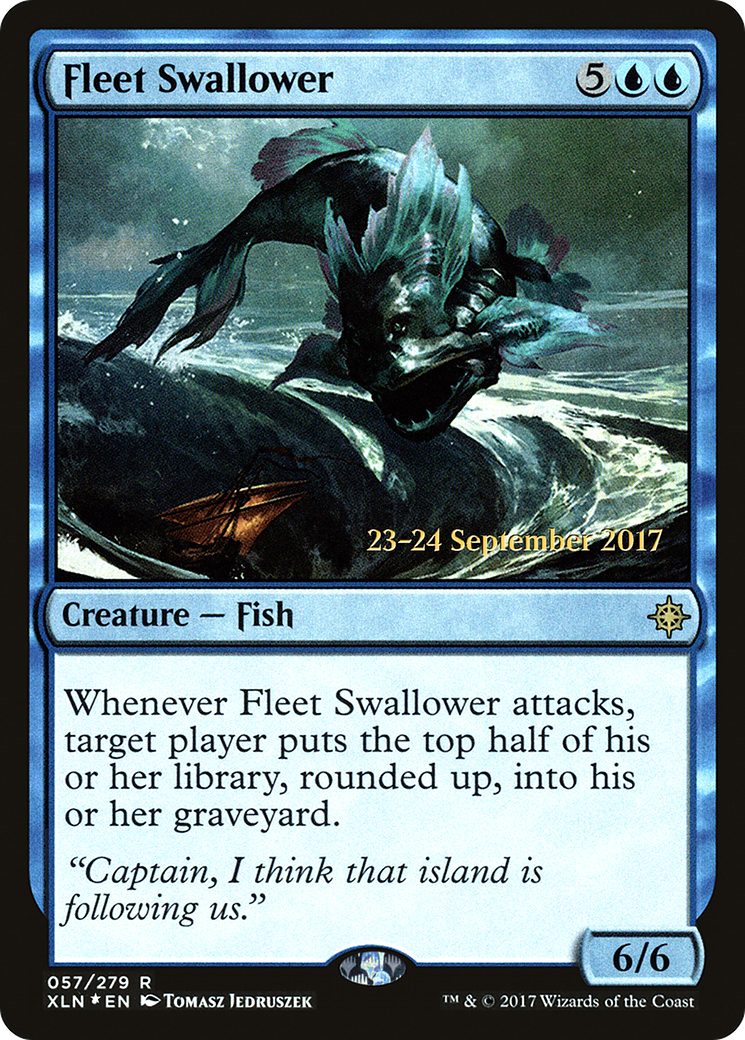 Fleet Swallower (PXLN-57S) - Ixalan Promos Foil