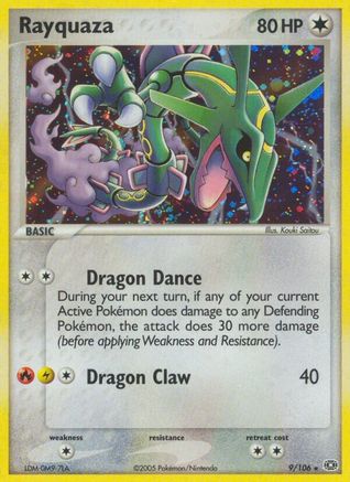 Rayquaza 9/106 - Emerald Holofoil