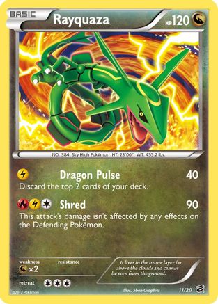 Rayquaza - 011/20 - Dragon Vault Holofoil