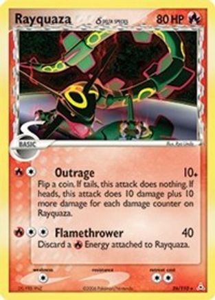 Rayquaza δ 26/110 - Holon Phantoms Reverse Holofoil