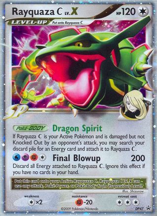 Rayquaza C LV.X DP47/56 - DP Black Star Promos Holofoil