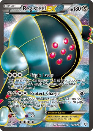 Registeel-EX 122/124 - Dragons Exalted Holofoil