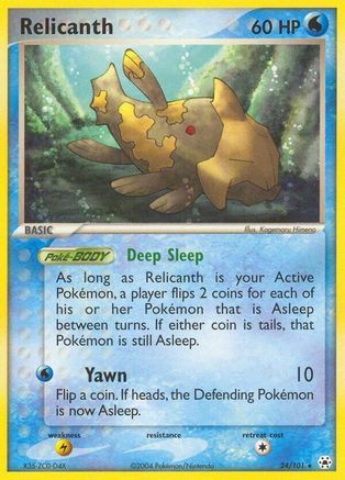 Relicanth 24/101 - Hidden Legends Reverse Holofoil