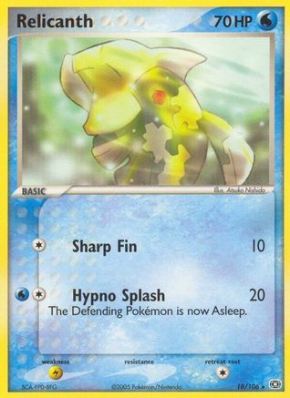 Relicanth 18/106 - Emerald Reverse Holofoil