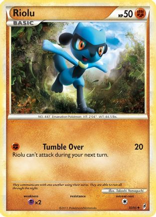 Riolu 50/95 - Call of Legends Reverse Holofoil