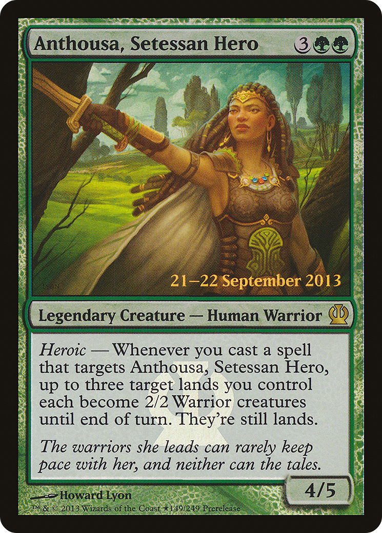 Anthousa, Setessan Hero (PTHS-149★) - Theros Promos Foil