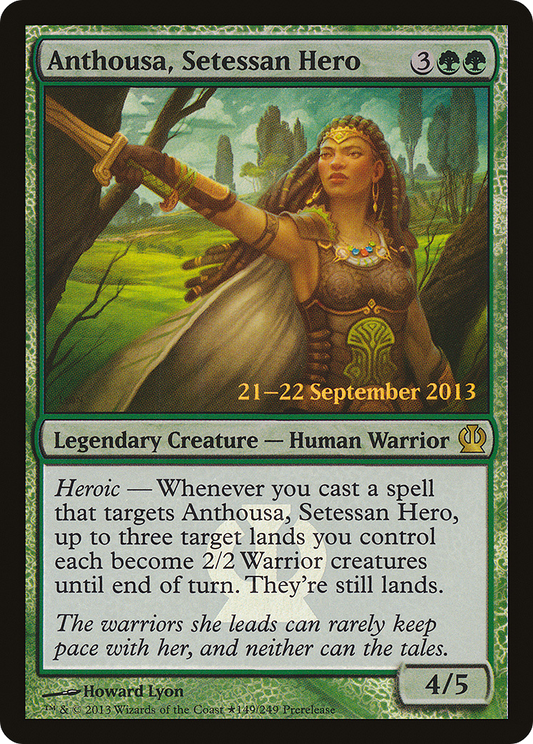 Anthousa, Setessan Hero (PTHS-149★) - Theros Promos Foil