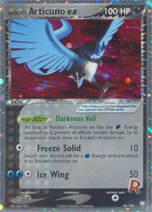 Rocket's Articuno ex 096 - Team Rocket Returns Holofoil - Ultra Rare