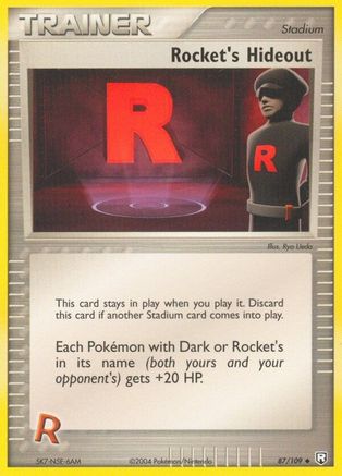 Rocket's Hideout - 087/109 - Team Rocket Returns Normal