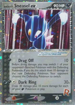 Rocket's Sneasel ex 103 - Team Rocket Returns Holofoil - Ultra Rare