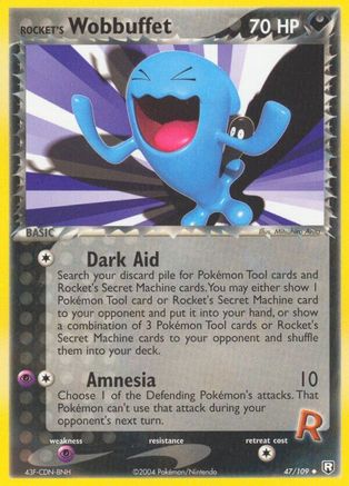 Rocket's Wobbuffet - 047/109 - Team Rocket Returns Reverse Holofoil