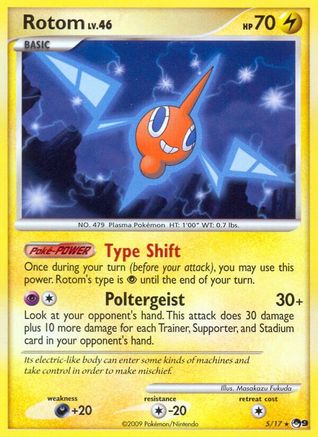 Rotom 5/17 - POP Series 9 Holofoil