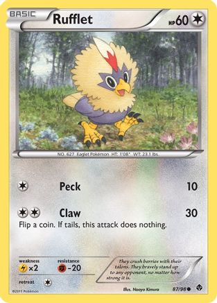 Rufflet 87/98 - Emerging Powers Reverse Holofoil