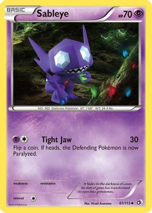 Sableye 61/113 - Legendary Treasures