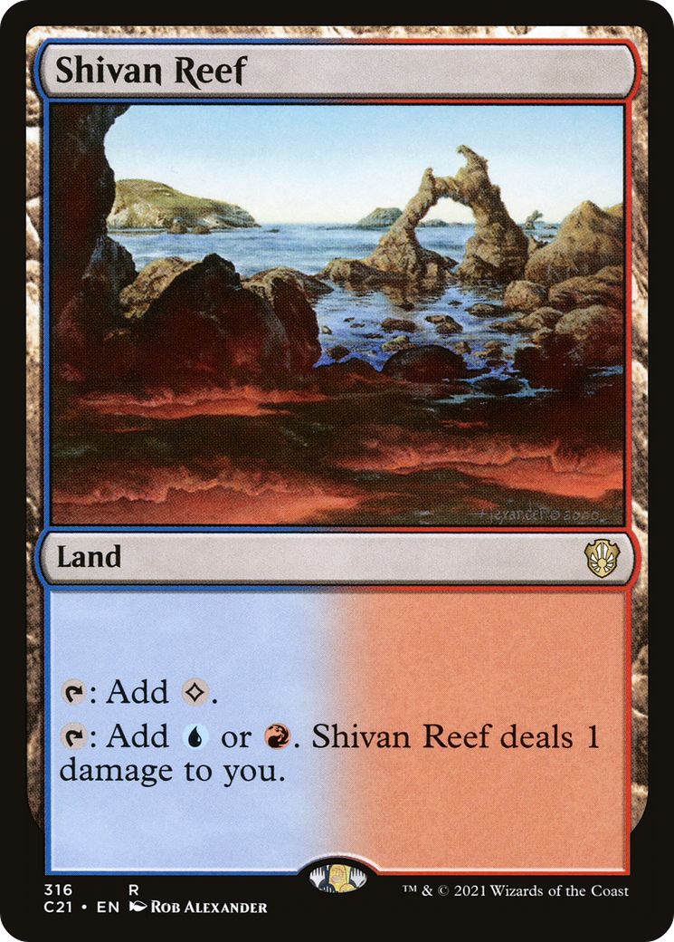 Shivan Reef (C21-316) - Commander 2021