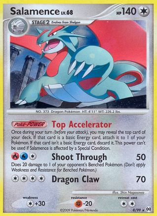 Salamence 8/99 - Arceus Reverse Holofoil