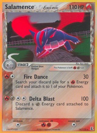 Salamence δ 14/113 - Delta Species Reverse Holofoil