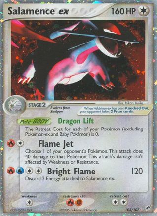 Salamence ex 103/107 - Deoxys Holofoil